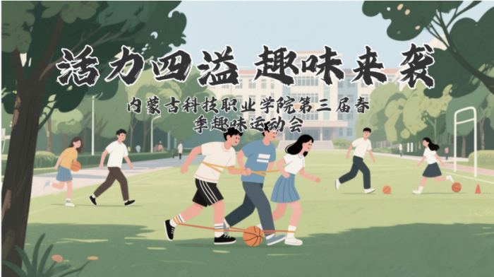 活力四溢 趣味来袭   ——内蒙古科技职业学院第三届趣味运动会